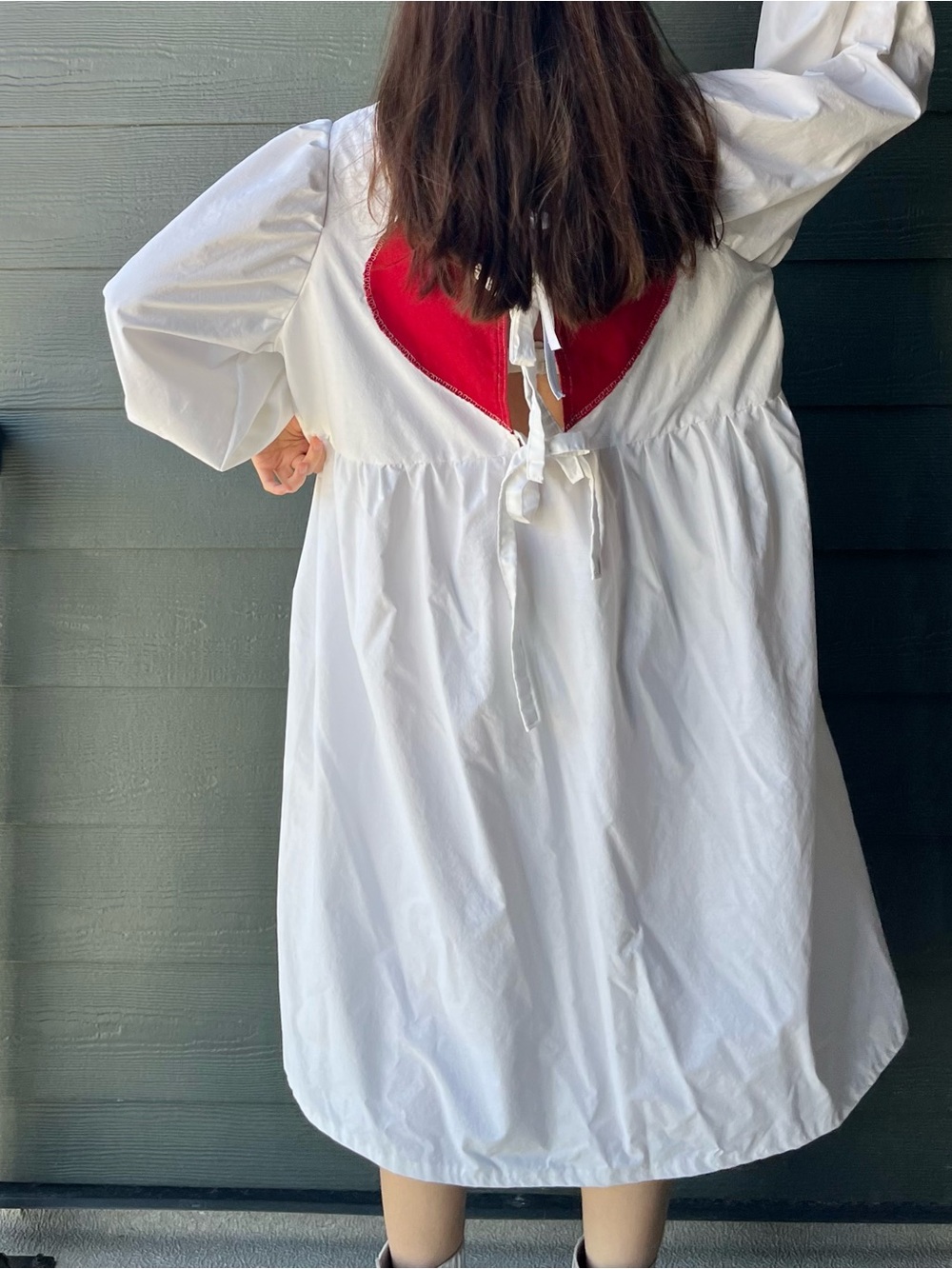 Mended Heart | Handmade Split Heart Cottage Dress SKU 06192 - Picture 7 of 16